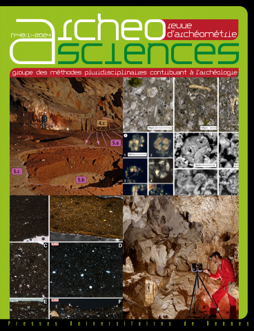 Couverture du numéro 48-1 de la revue ArcheoSciences