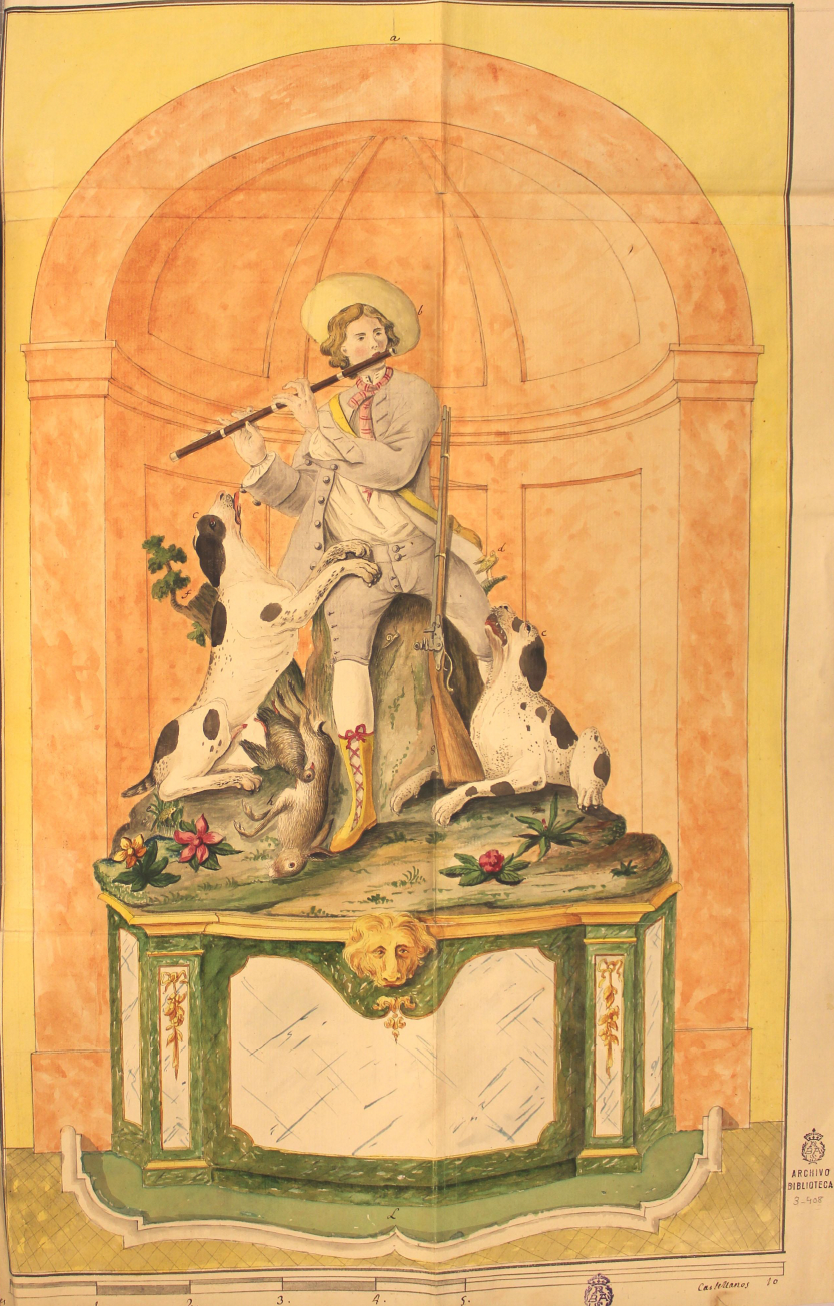 Fig. 3. Esteban del´Espinoy, Explicación, planes geométricos de arquitectura hidráulica y dibujos de las obras inventadas y ejecutadas por Estevan del´Espinoy […] Madrid, 1768 fol. 3