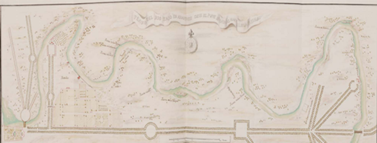 Fig. 4. Croquis del Curso del Tajo. Descripción…. Farinelli.