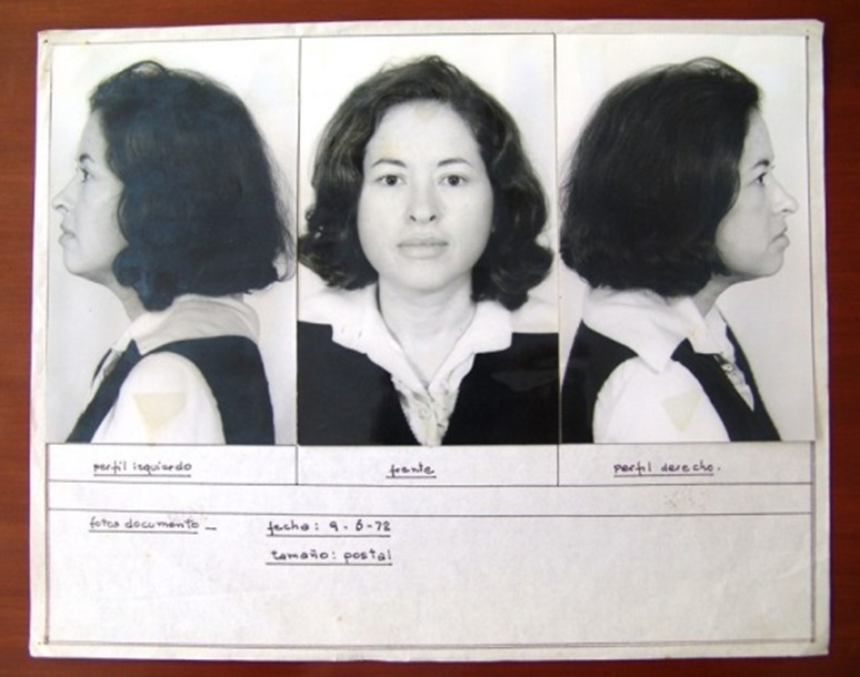 Teresa Burga,Autoportrait. Structure. Report, 9.6.1972, 1972