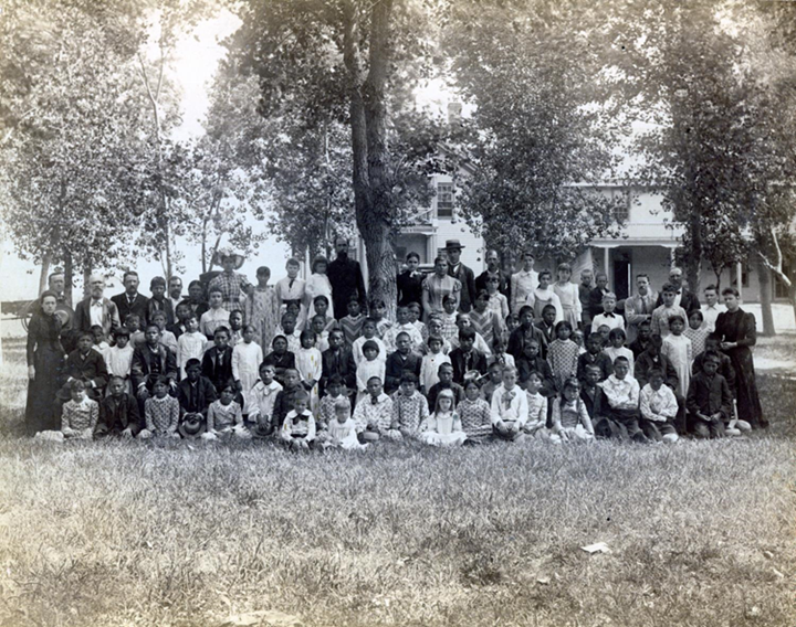 Photograph of the Darlington Arapahoe School, Darlington, Oklahoma