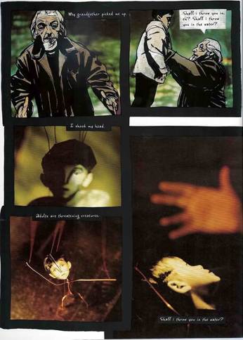 Picture n°4 “Shall I throw you in the water?”