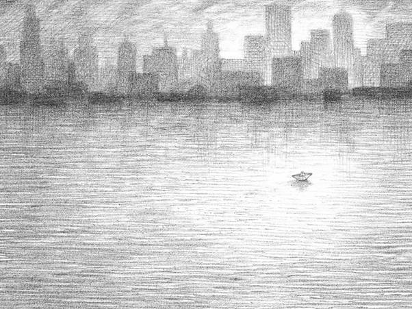 Figures 22, 23, 24 “The paper boat”