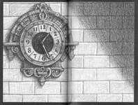 Figures 1, 2, 3 “Hugo’s eye behind the clock”