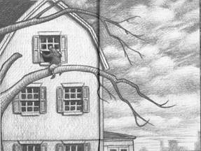 Figures 11 and 12 “Rose escaping through the window”