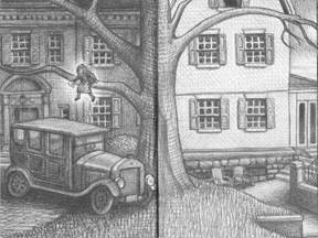 Figures 11 and 12 “Rose escaping through the window”