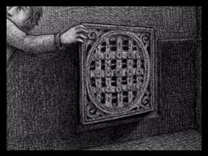 Figures 19, 20, 21 “Hugo glancing over his shoulder”