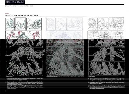 Illustration 3: explication du travail de Christian Ward dans le péritexte