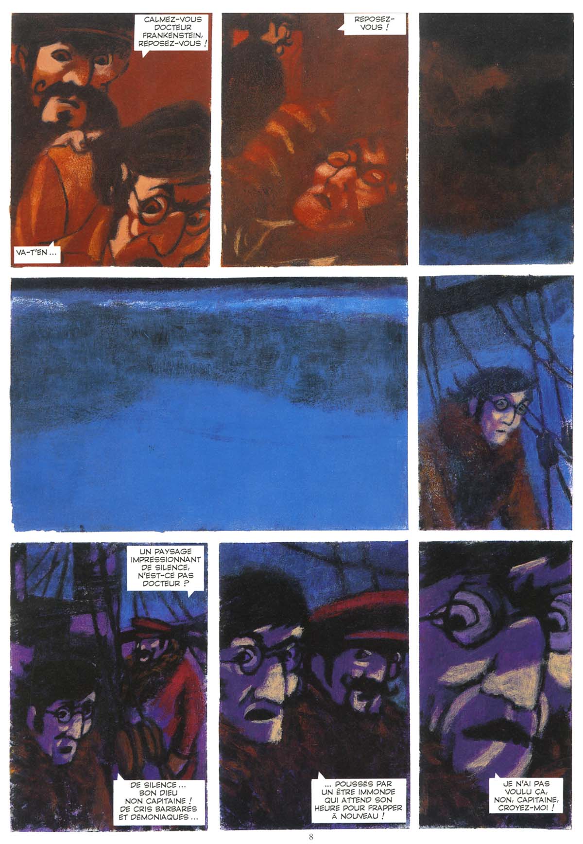 Extrait de Frankenstein. Denis Deprez