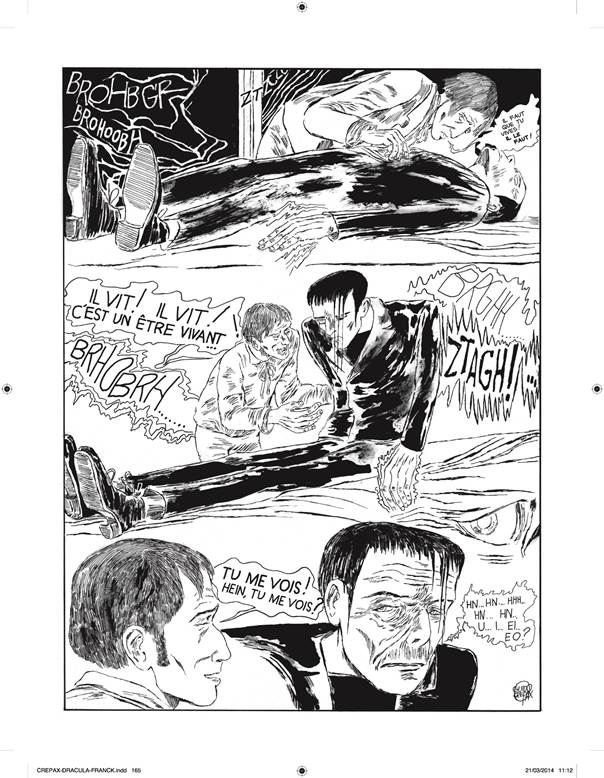 Guido Crepax. Comte Dracula suivi de Frankenstein.