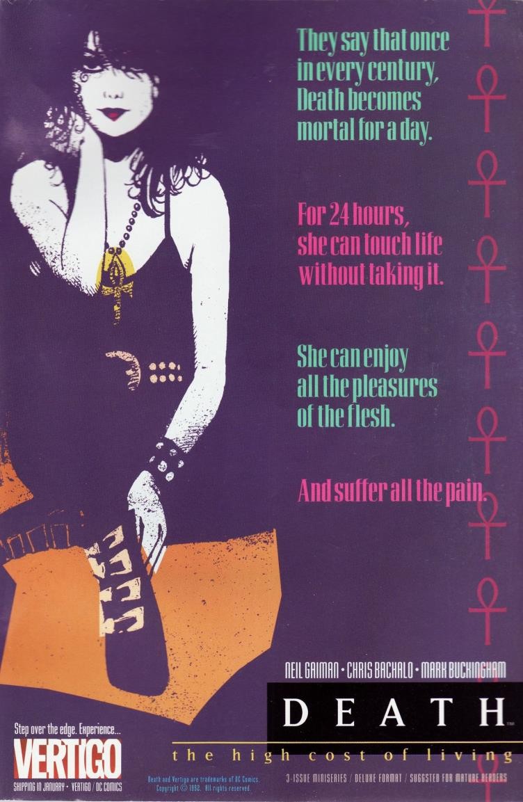 Fig. 4. Full-page color ad for Death: The High Cost of Living.