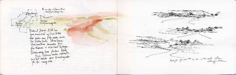 Figure 8. Bears Ears drawing journal.