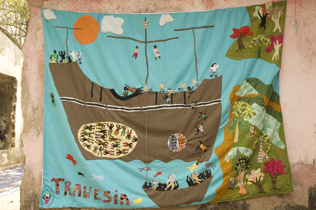 Fig. 9 : Traversée © Mujeres tejiendo sueños y sabores de paz.