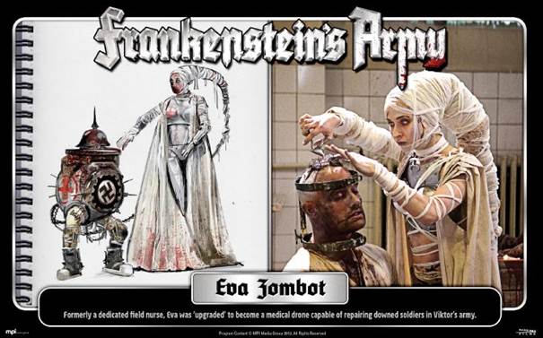 Fig. 5 : L’infirmière, character design et image du film. Image promotionnelle.
