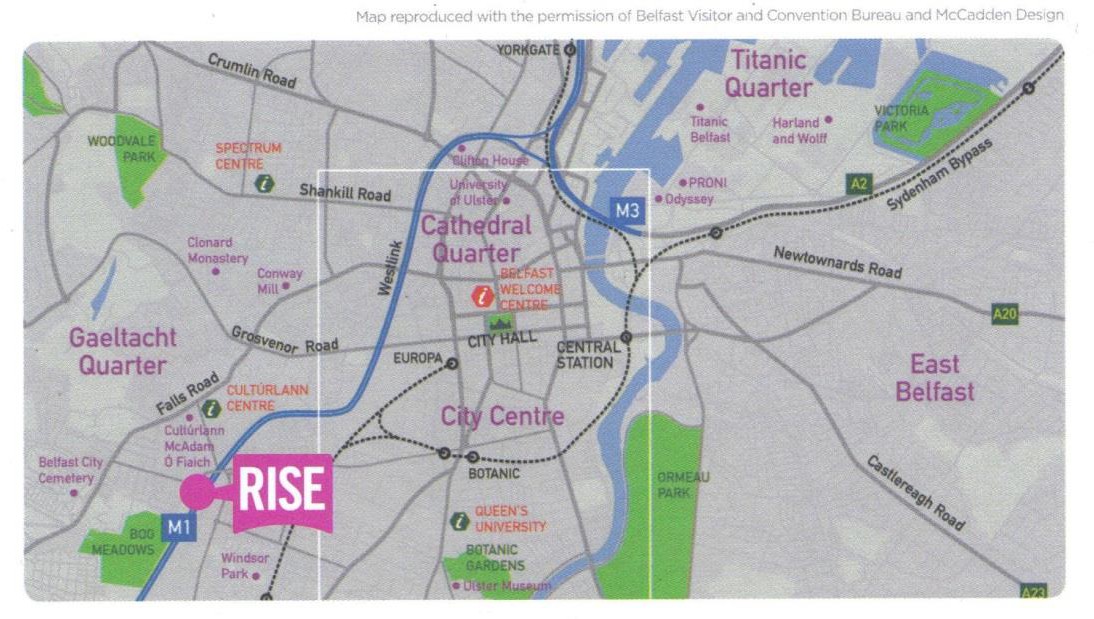 Fig 4: Location of the RISE sculpture