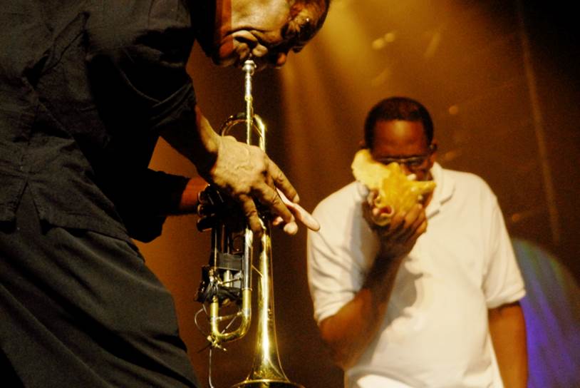 Concert de Jacques Coursil, Fort-de-France, Novembre 2009 © William Rolle