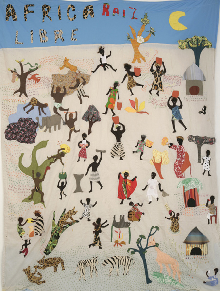Fig. 8 : L’Afrique, racine de la liberté © Mujeres tejiendo sueños y sabores de paz.