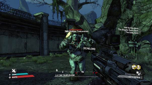 Fig. 1 : Borderlands: The Zombie Island of Dr. Ned
