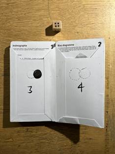 Fig. 9, 10 et 11 : Trois photographies de la V1 test de la Toolbox DōGMA 25, complétée en 2022 et 2023 et expérimentée lors d’une itinérance de création en juillet 2023. ©ADAGP