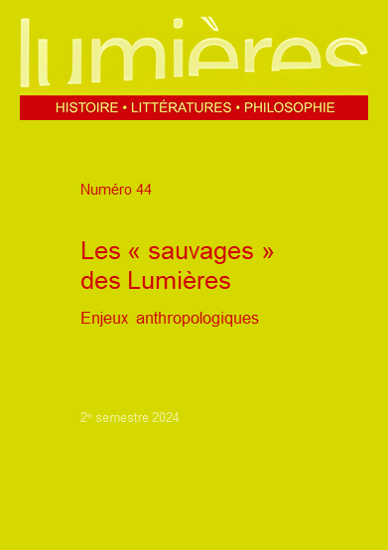Couverture d'un numéro de la revue Lumières