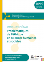 Couverture du numéro 19 de la revue Communication, technologies et développement