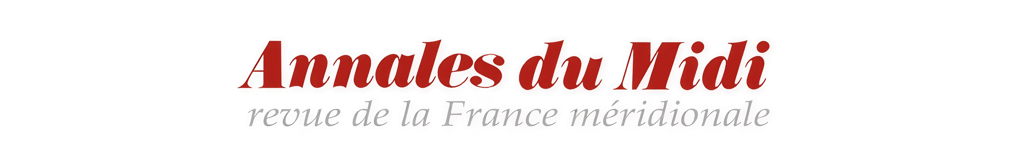 Annales du Midi : revue de la France méridionale